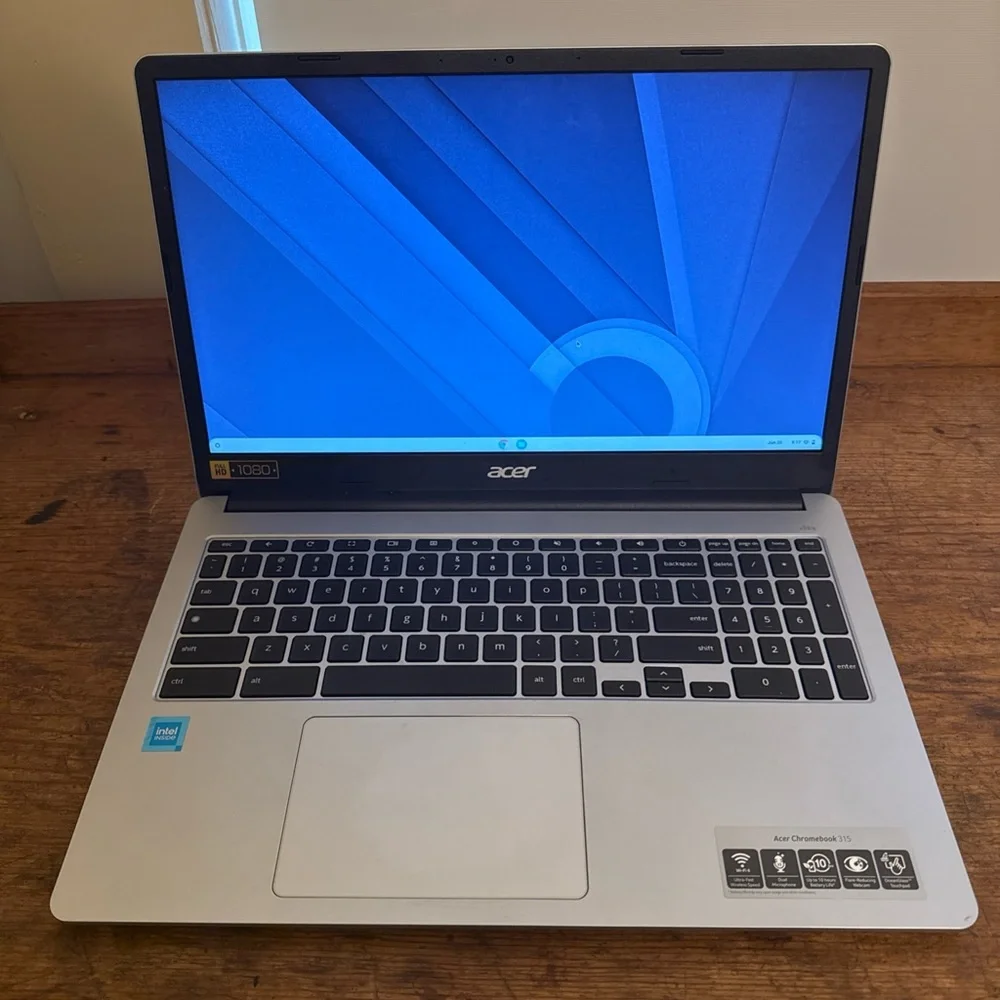 Acer Chromebook 315 15.6 inch Laptop Intel Processor N4500 4GB RAM 64GB ChromeOS